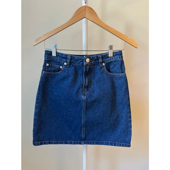 A.P.C. Denim Mini Skirt, 100% Cotton, Size 34 - Picture 1 of 5